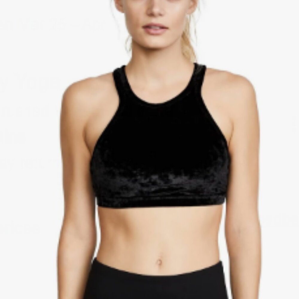 Beyond Yoga Crushed Velvet Studio Bra; EUC; Size Large